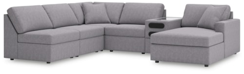 6-Piece Sectional With Chaise