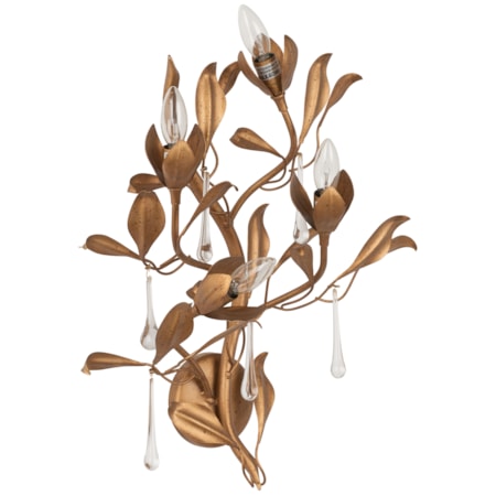Bay Laurel Sconce - Right Facing