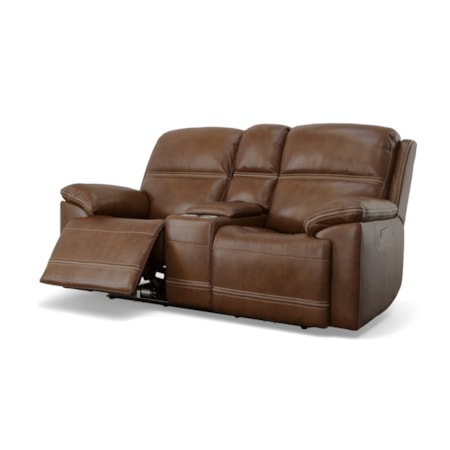 Power Reclining Console Loveseat