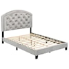 Crown Mark Gaby Full Upholstered Platform Bed