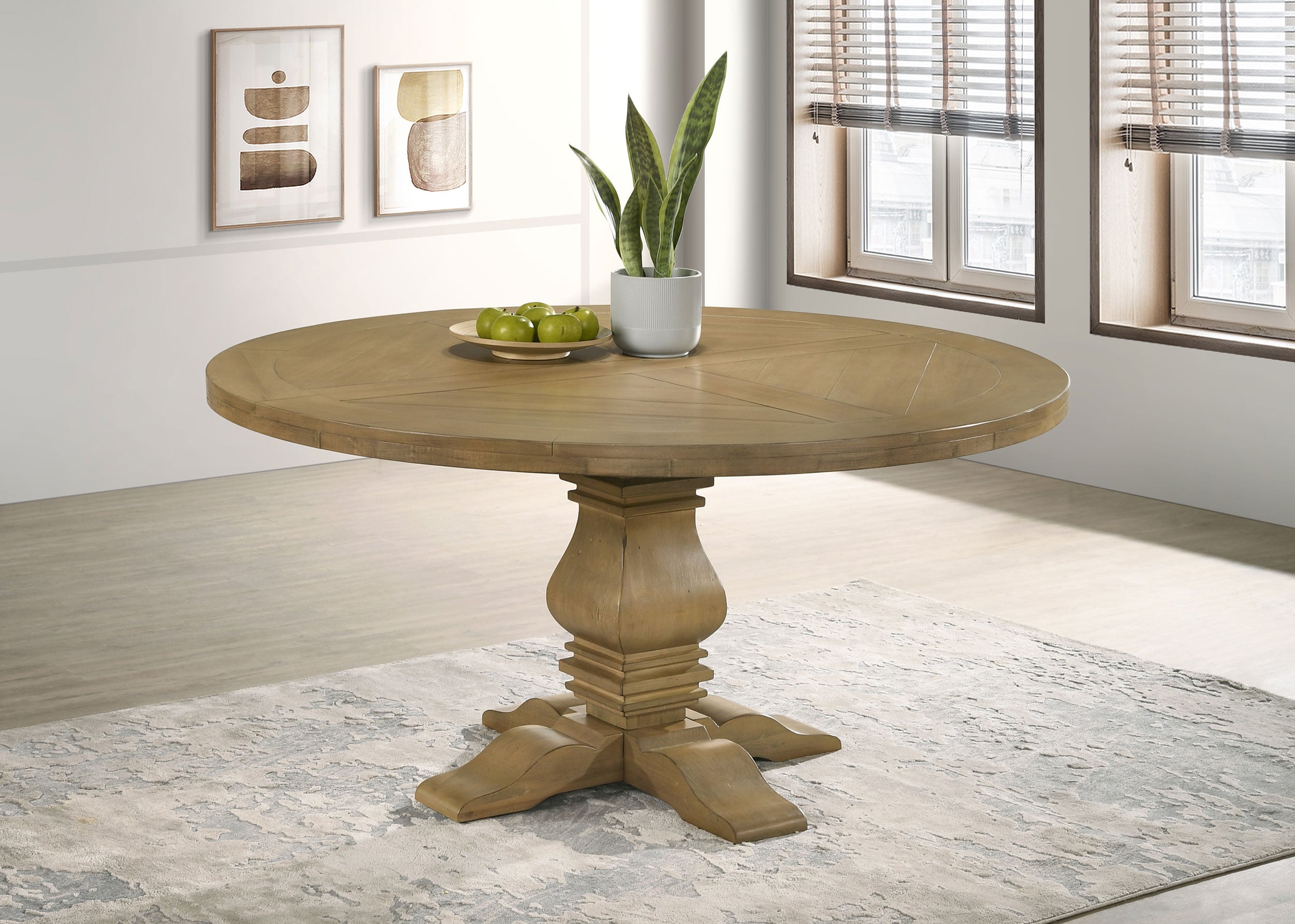 60-inch Wood Dining Table
