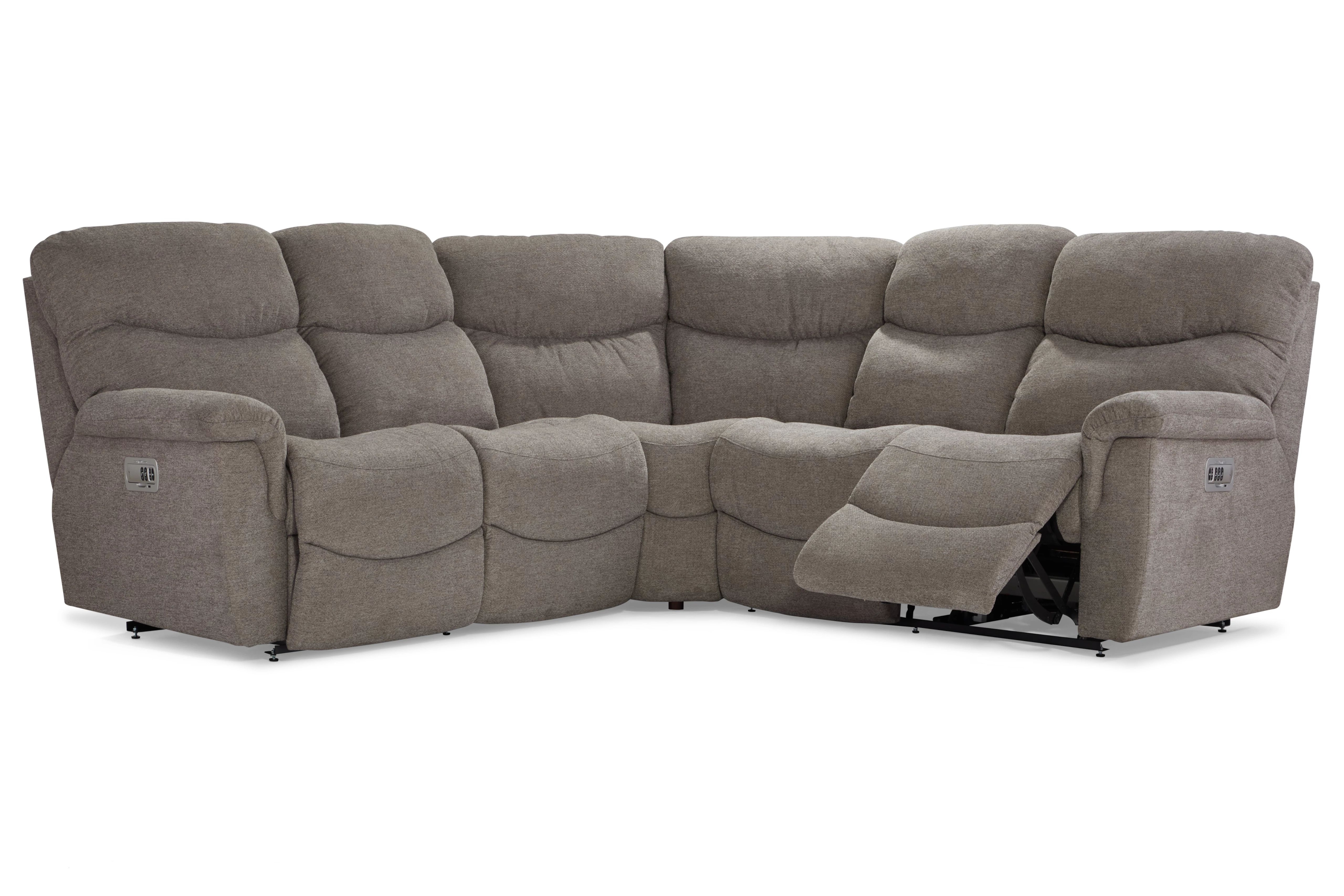4 Pc Pwr Reclining Sectional w/ Pwr Head