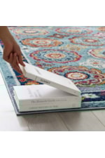 Modway Entourage Samira Distressed Vintage Floral Persian Medallion 8x10 Area Rug