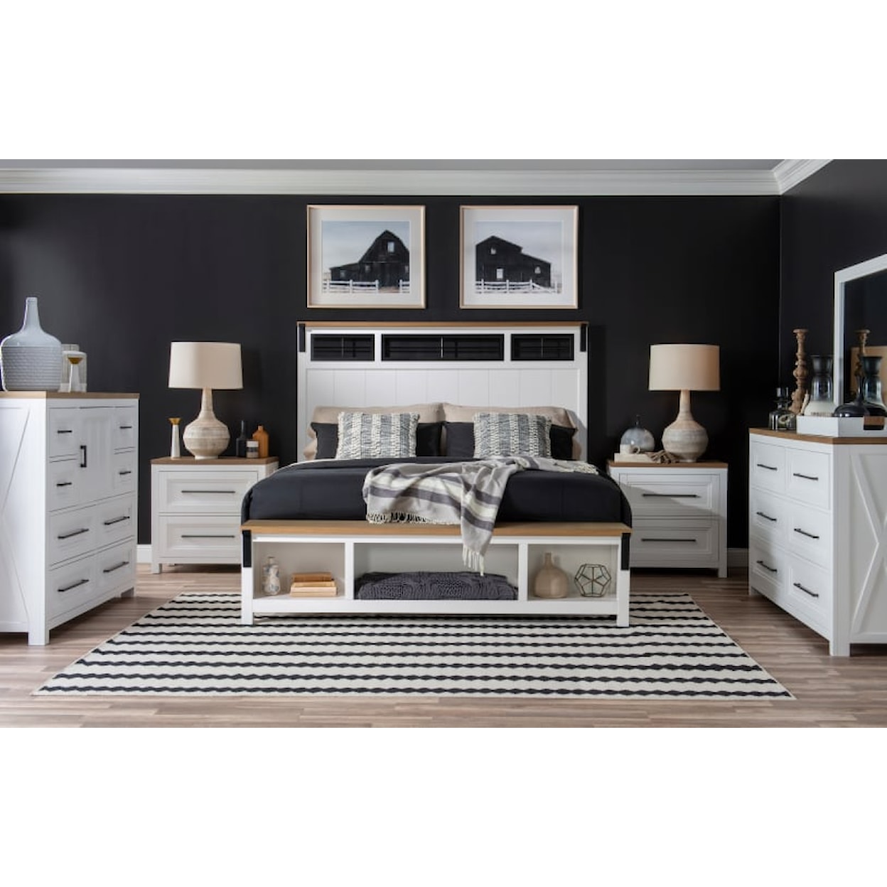 Legacy Classic Franklin Cal King Panel Bed