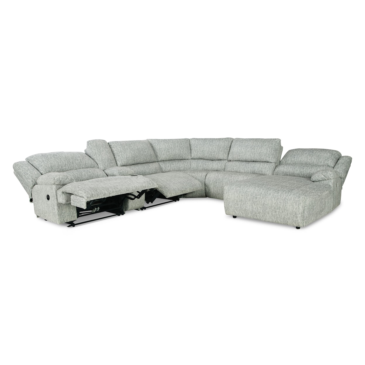 Signature Design by Ashley McClelland 6-Piece Reclining Sectional with Chaise