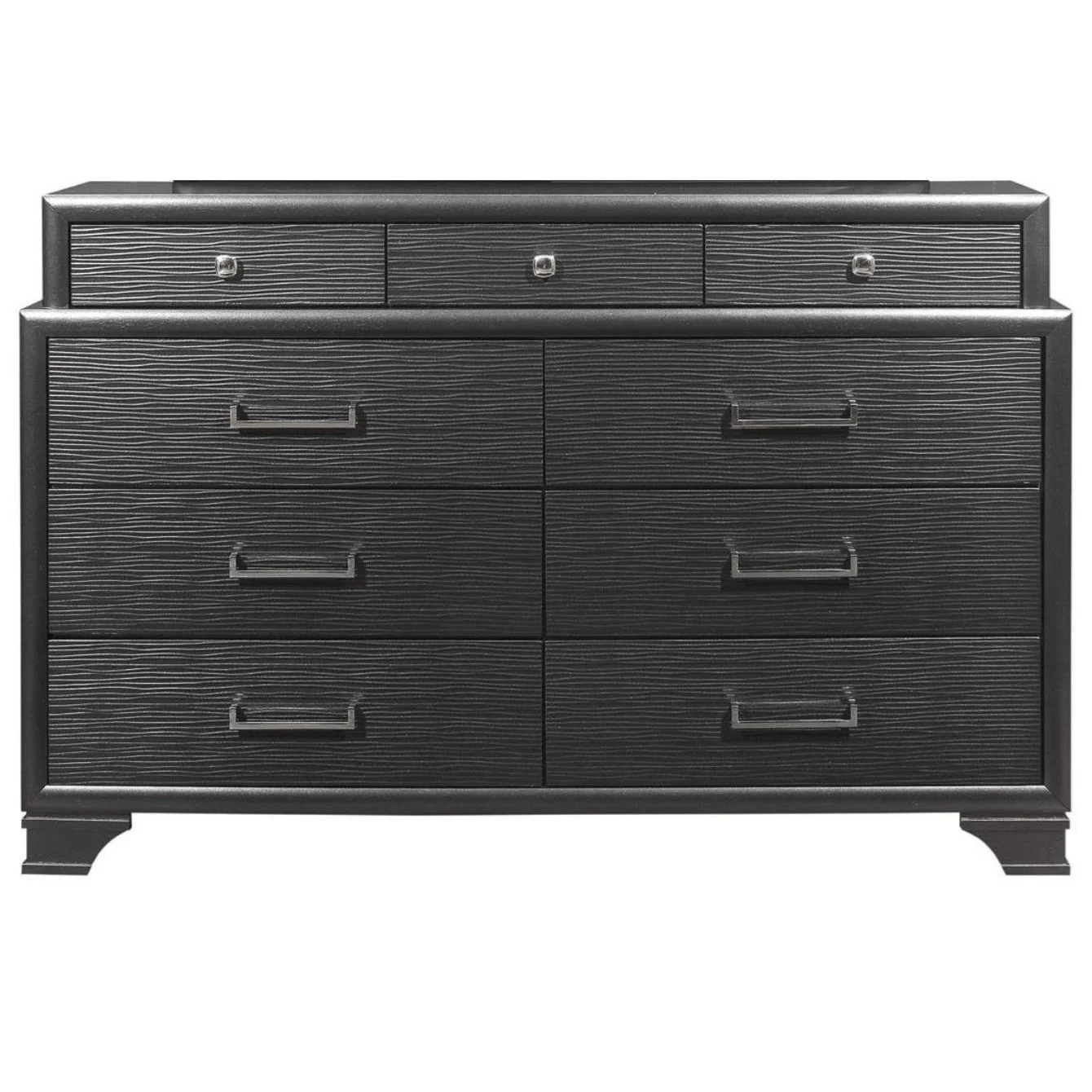 Global Furniture Jordyn 1169 Transitional 9 Drawer Dresser With Felt Lined Drawers Value City