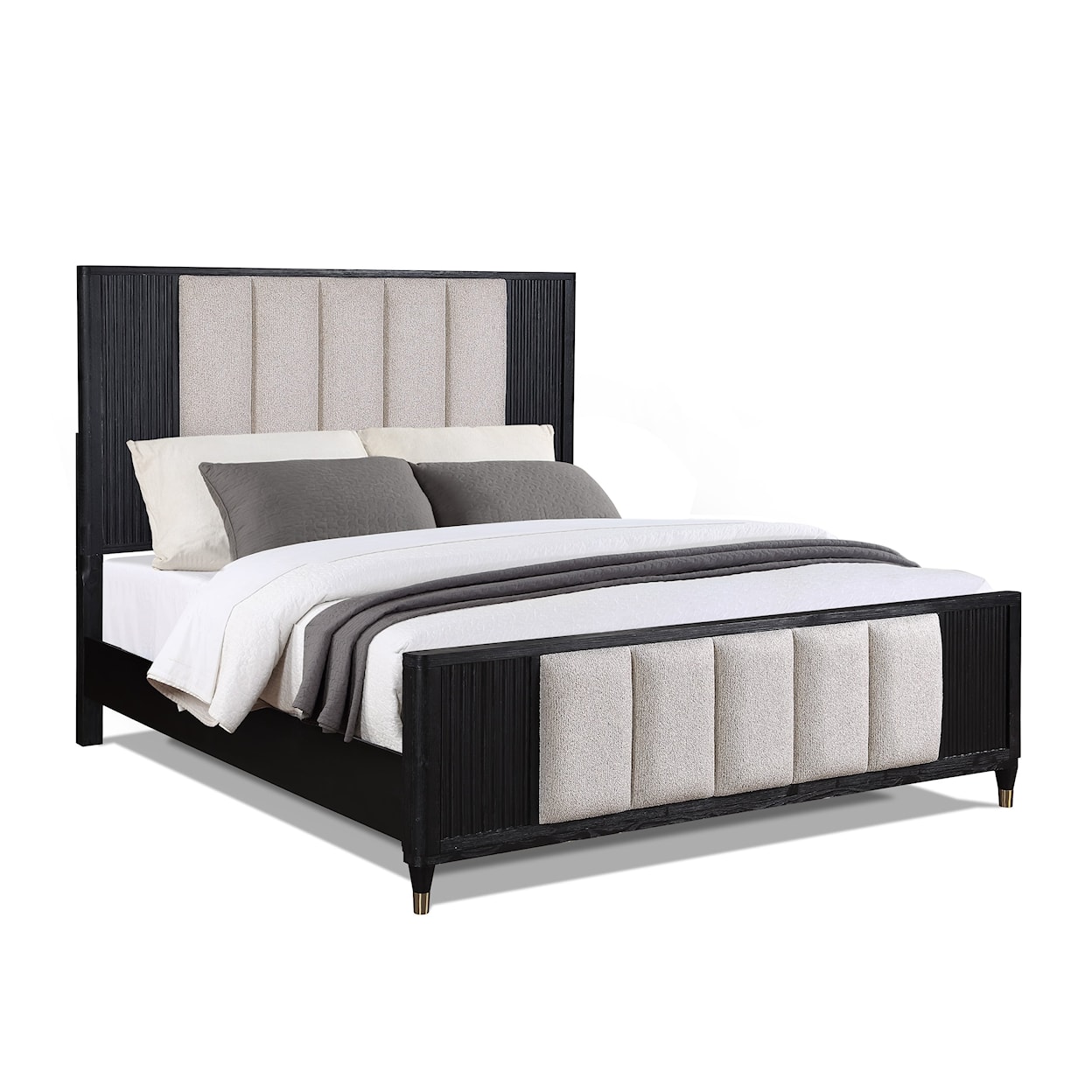 Crown Mark KARA Upholstered Bed - King