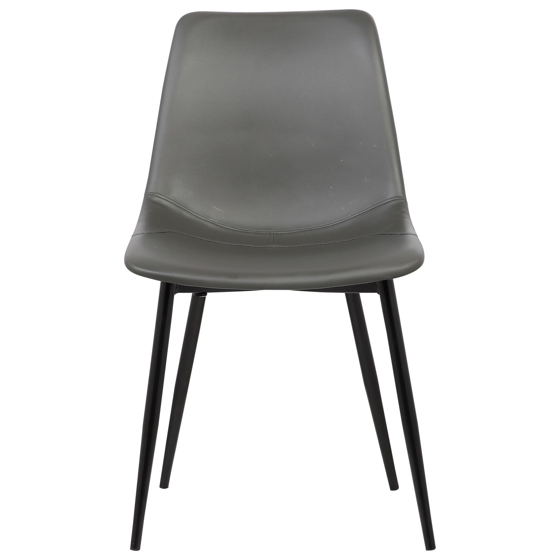 Armen Living Monte Contemporary Dining Chair in Faux Leather