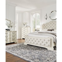 Traditional California King Bedroom Set with Dresser, Chest, and Nightstand