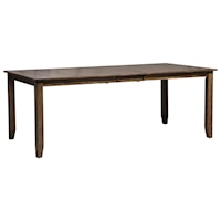 Mission Rectangular Dining Table with Butterfly Leaf