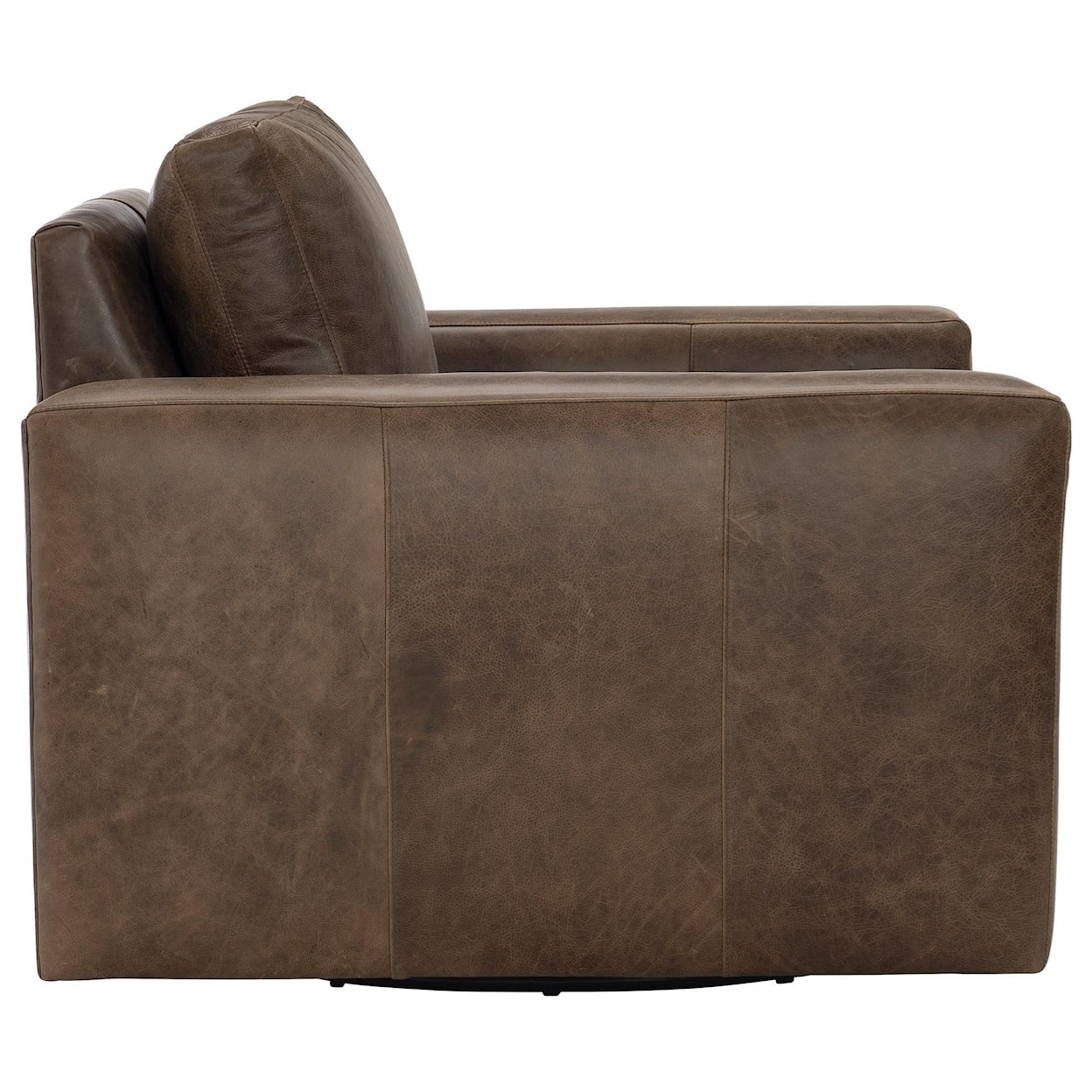 Bernhardt Dawkins Dawkins Leather Swivel Chair