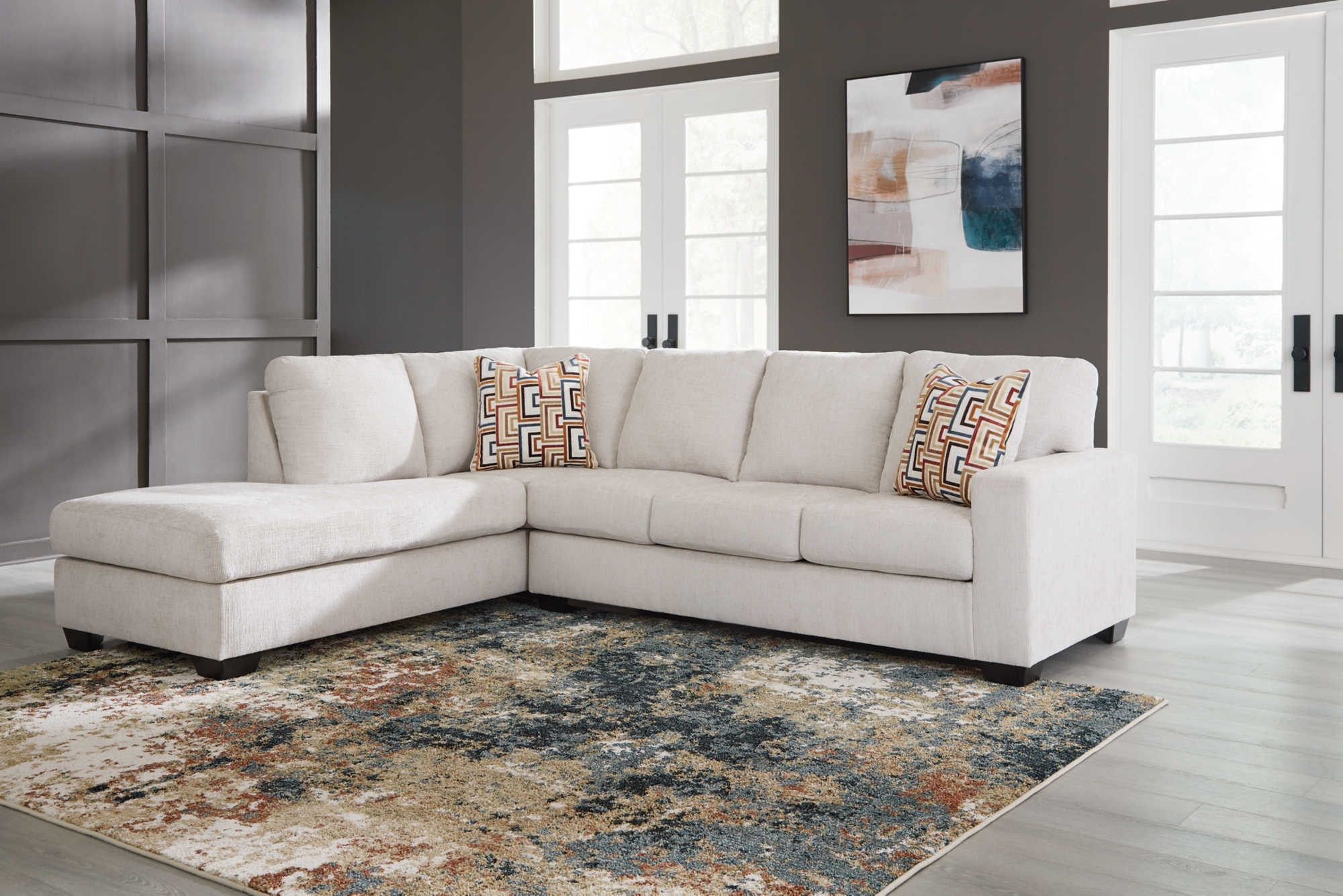 2-Piece Sectional With Chaise