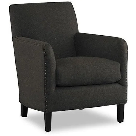 Club Chair with Nailhead Trim