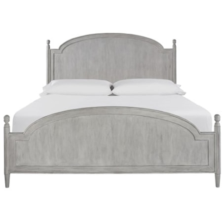 Transitional Pryce Queen Panel Bed