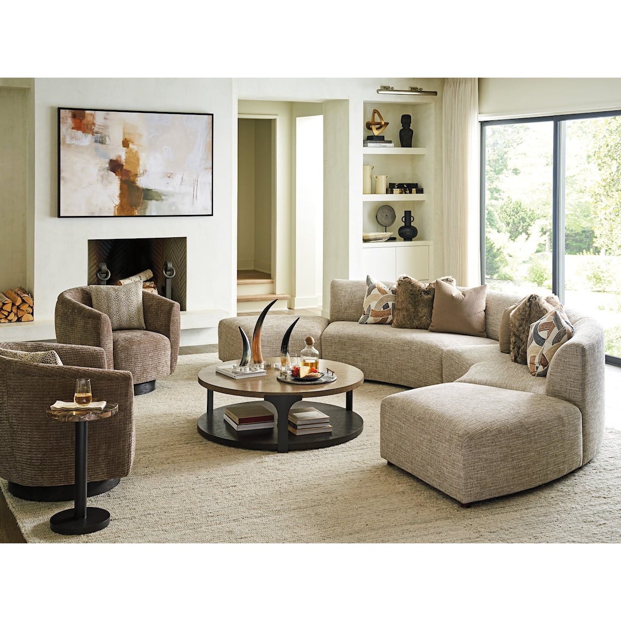 Lexington Zanzibar 4-Piece Sectional Sofa