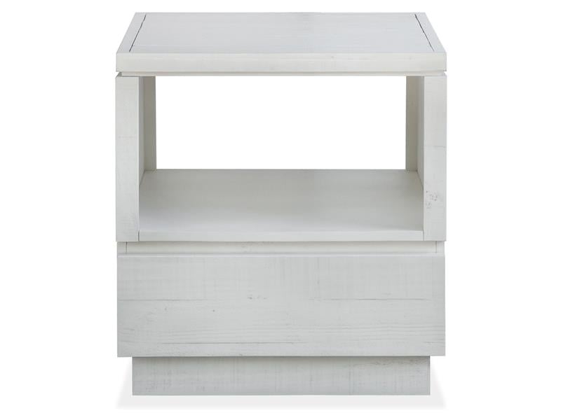 1-Drawer Rectangular End Table