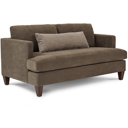Upholstered Apartment-Size Sofa