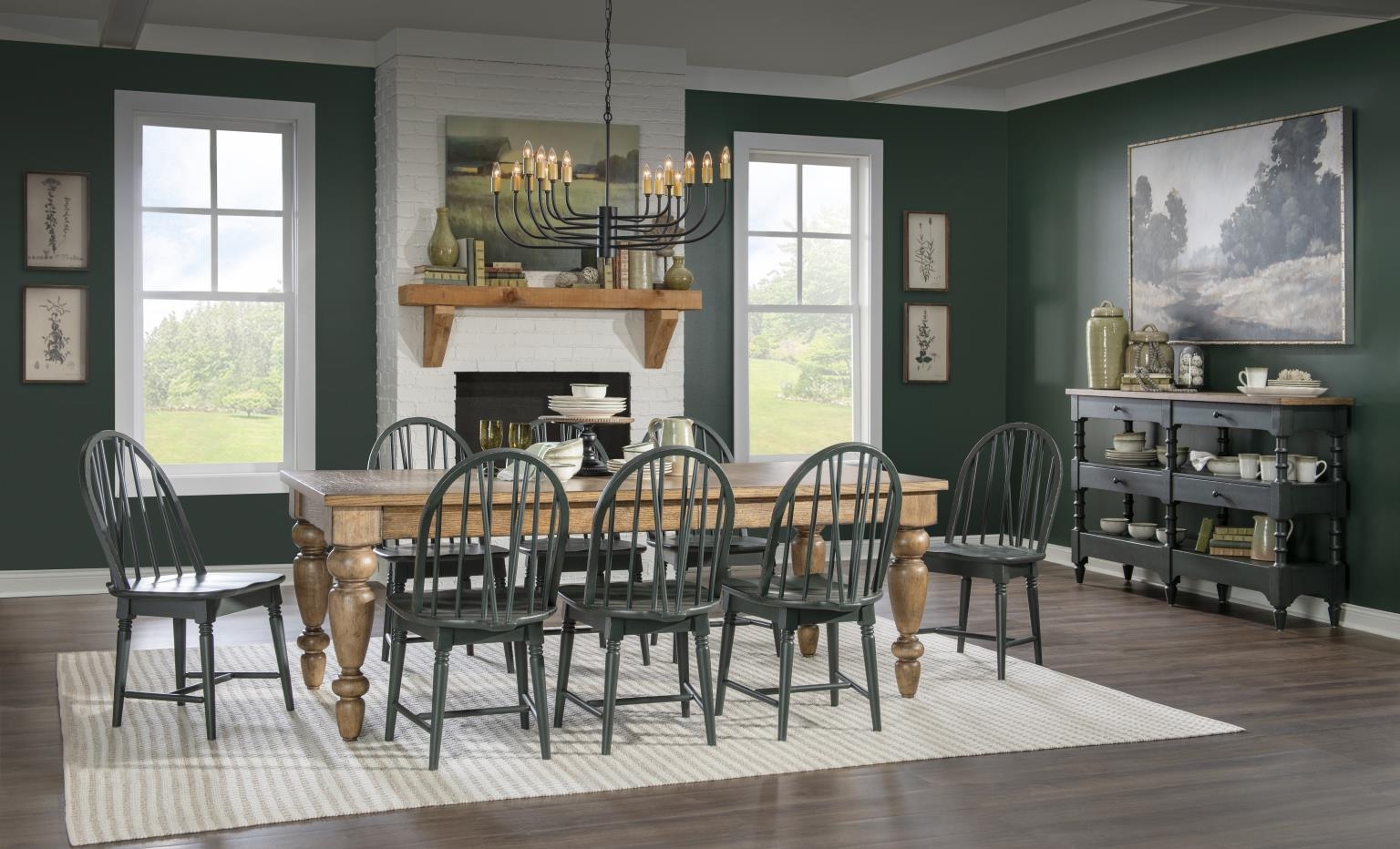 Legacy Classic Vintage Market Turned Bobbin Leg Console Table