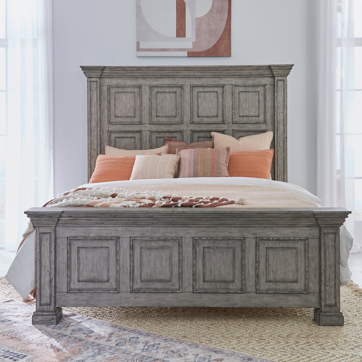 Liberty Furniture Big Valley King Panel Bed