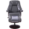 Progressive Furniture Lindley Recliner and Ottoman