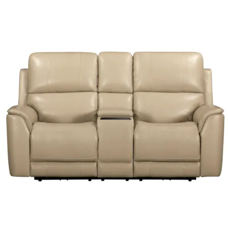 Power Reclining Console Loveseat w/USB Ports