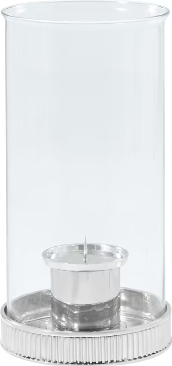 Traditional Nickel Plated Candle Holder