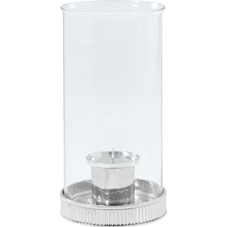 Theodore Alexander Spencer London Nickel Plated Candle Holder