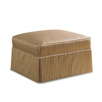 Traditional Ottoman with Rollers