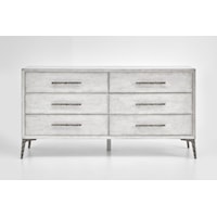 Contemporary 6-Drawer Dresser