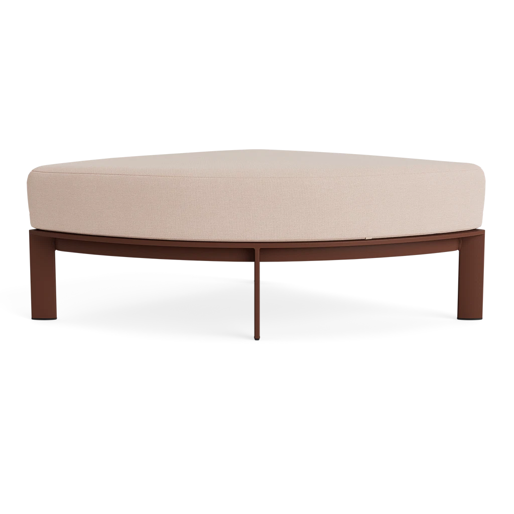 Modular 1/4 Round Accent Ottoman