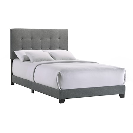 Contemporary Addyson Full Upholstered Bed