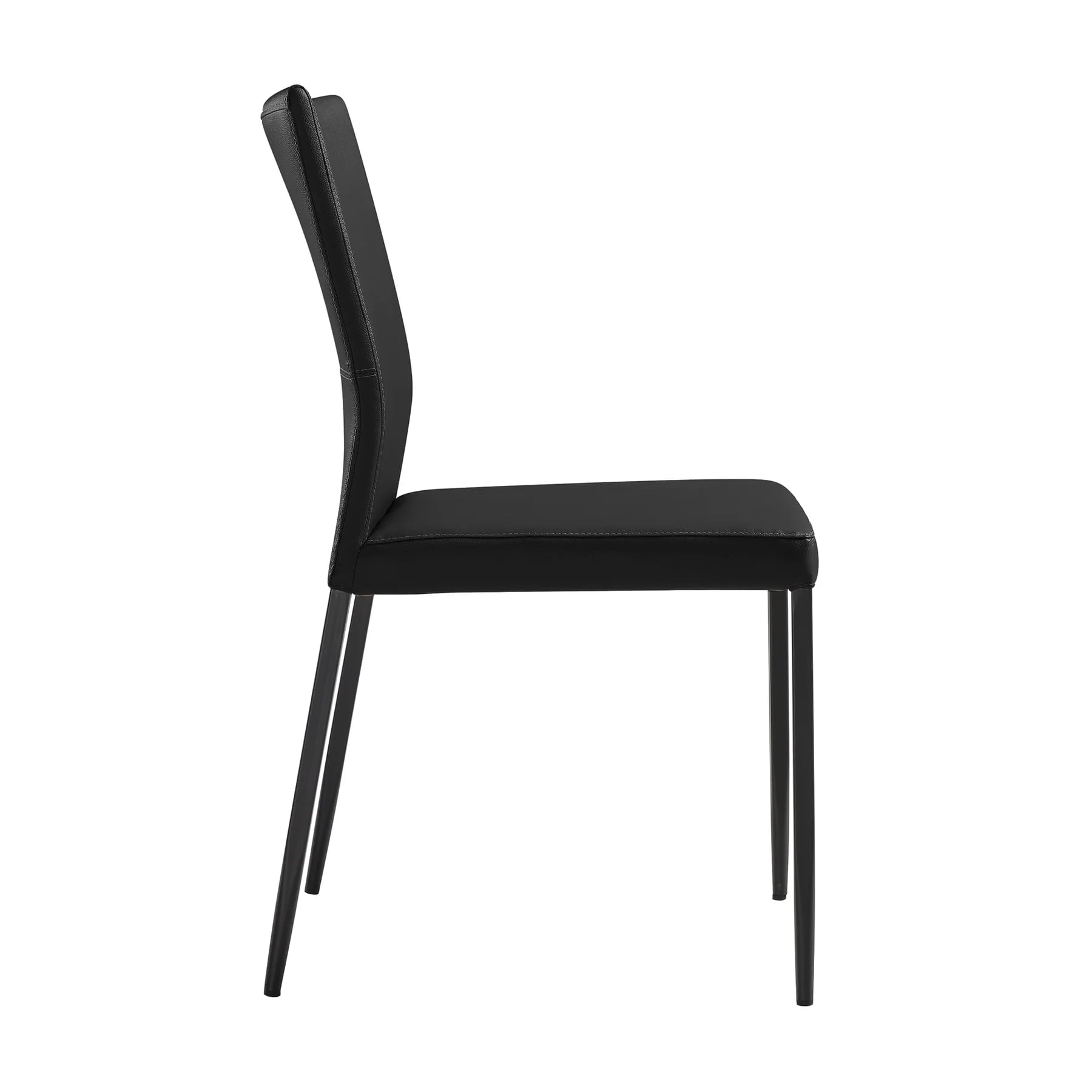 Faux-Leather Dining Chair