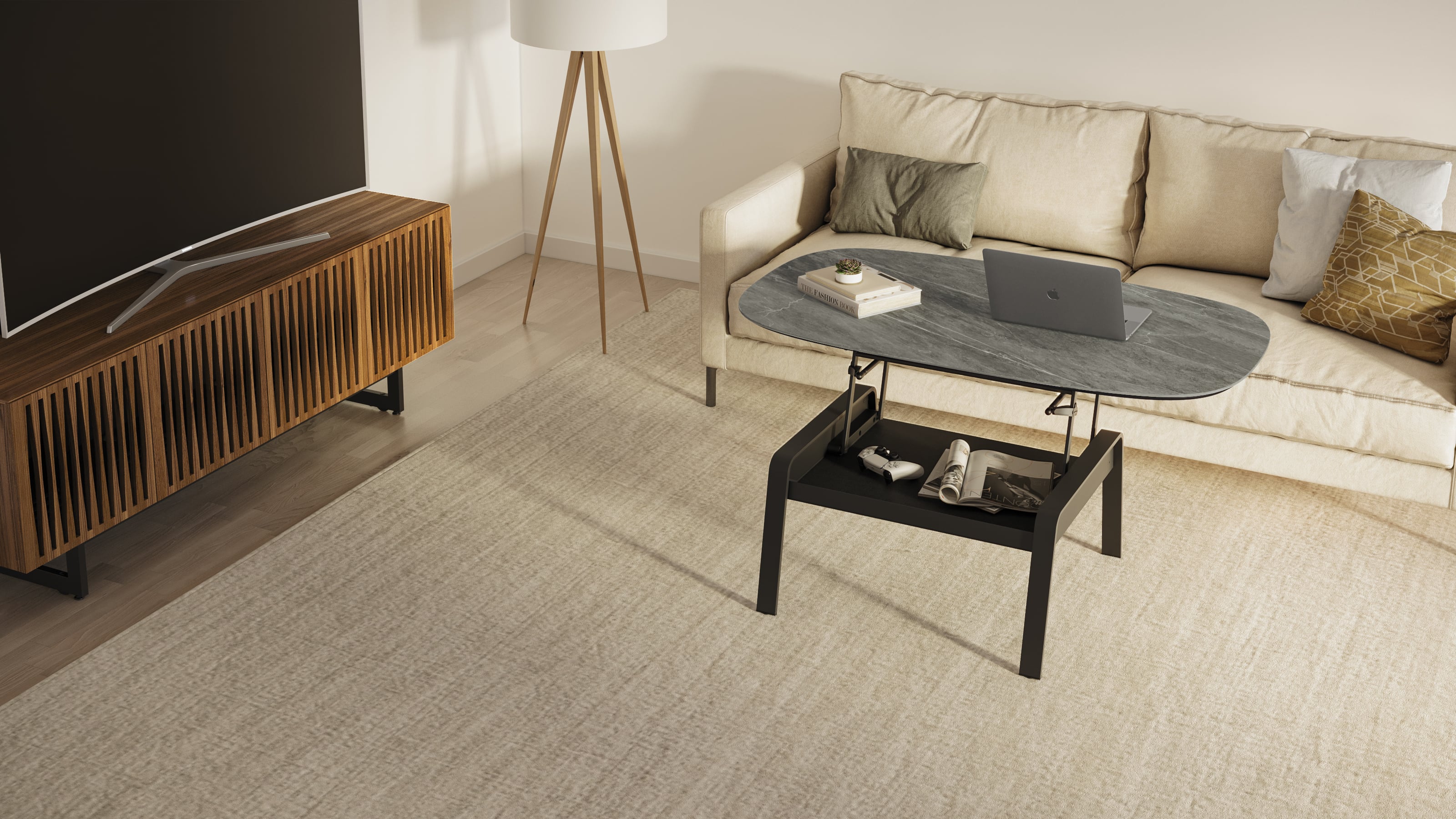BDI Cloud 9 Lift Top Coffee Table