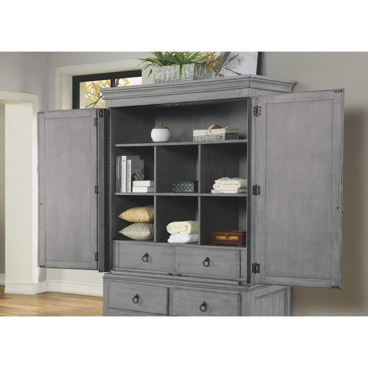 Flexsteel Casegoods Plymouth Armoire