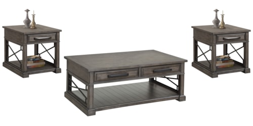 Rustic 3-Piece Occasional Set
