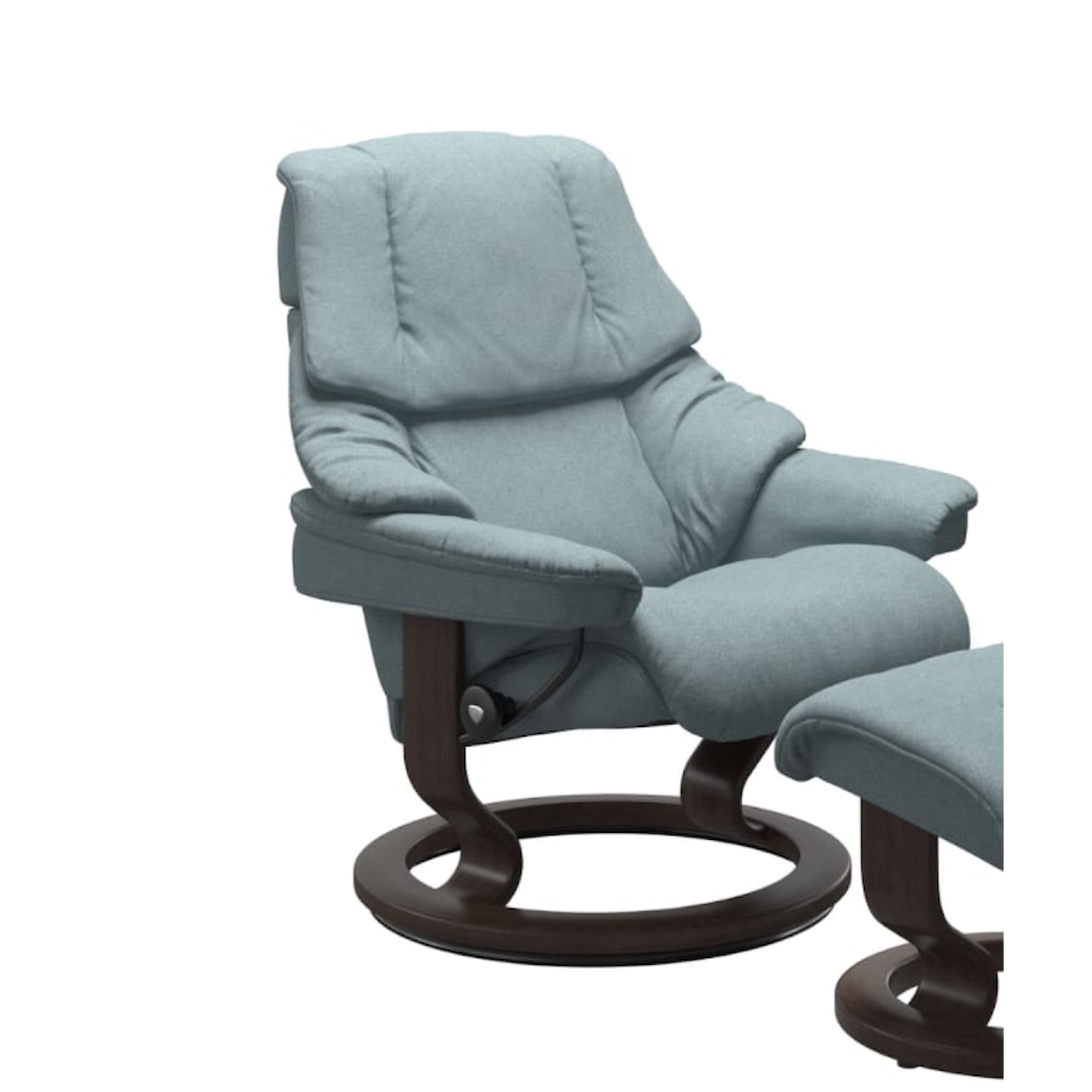 Stressless by Ekornes Reno Small Reclining Chair with Classic Base