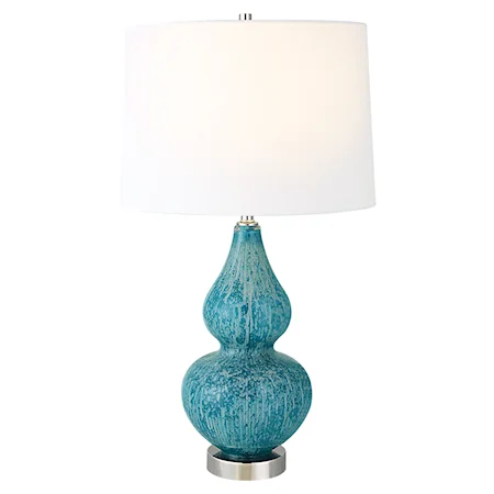 Avalon Blue Table Lamp