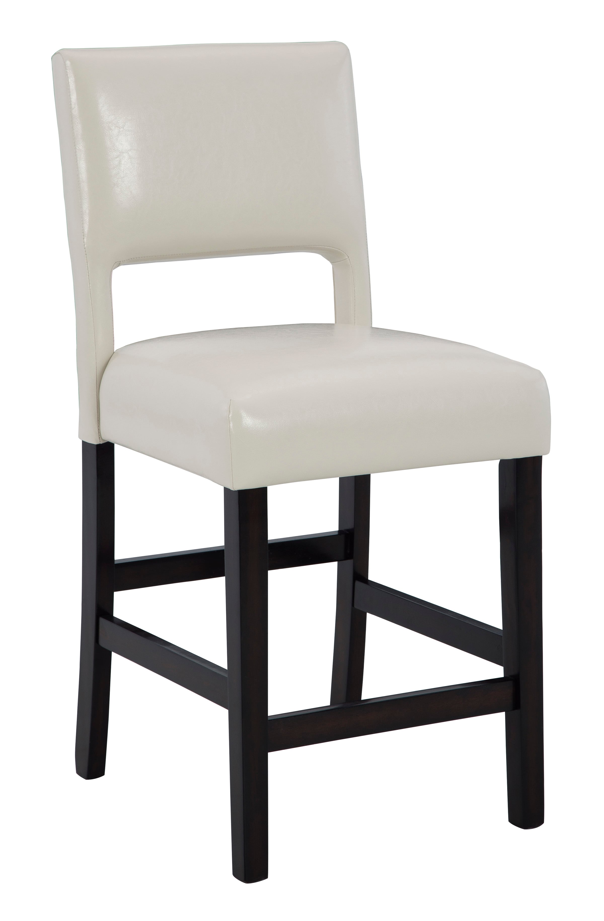 White leather discount counter height stools