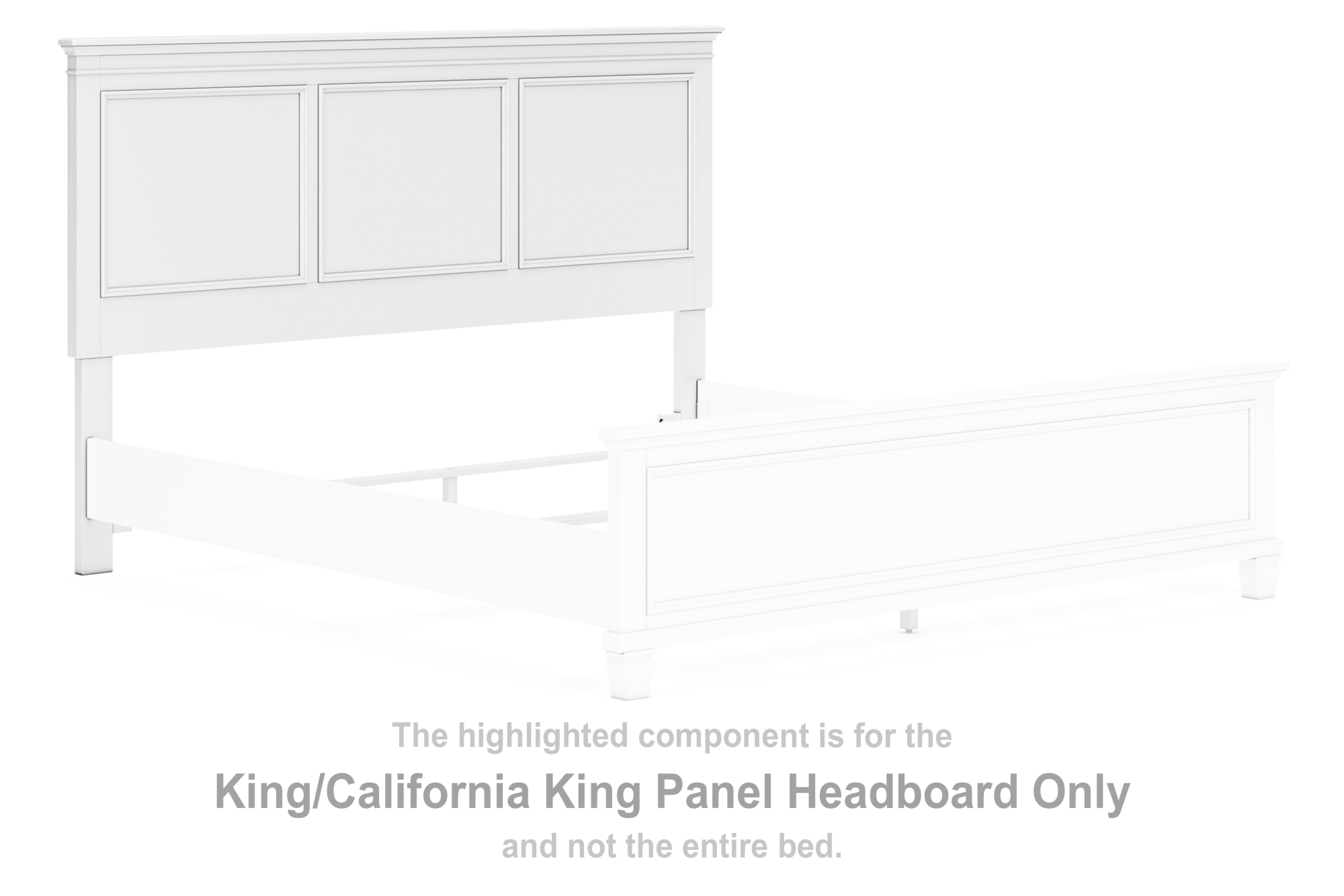 King/Cal King Panel Headboard