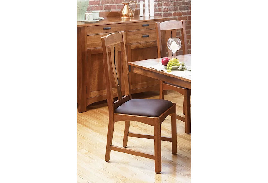 Cattail Bungalow Comfort Side Chair by AAmerica at Dinette Depot