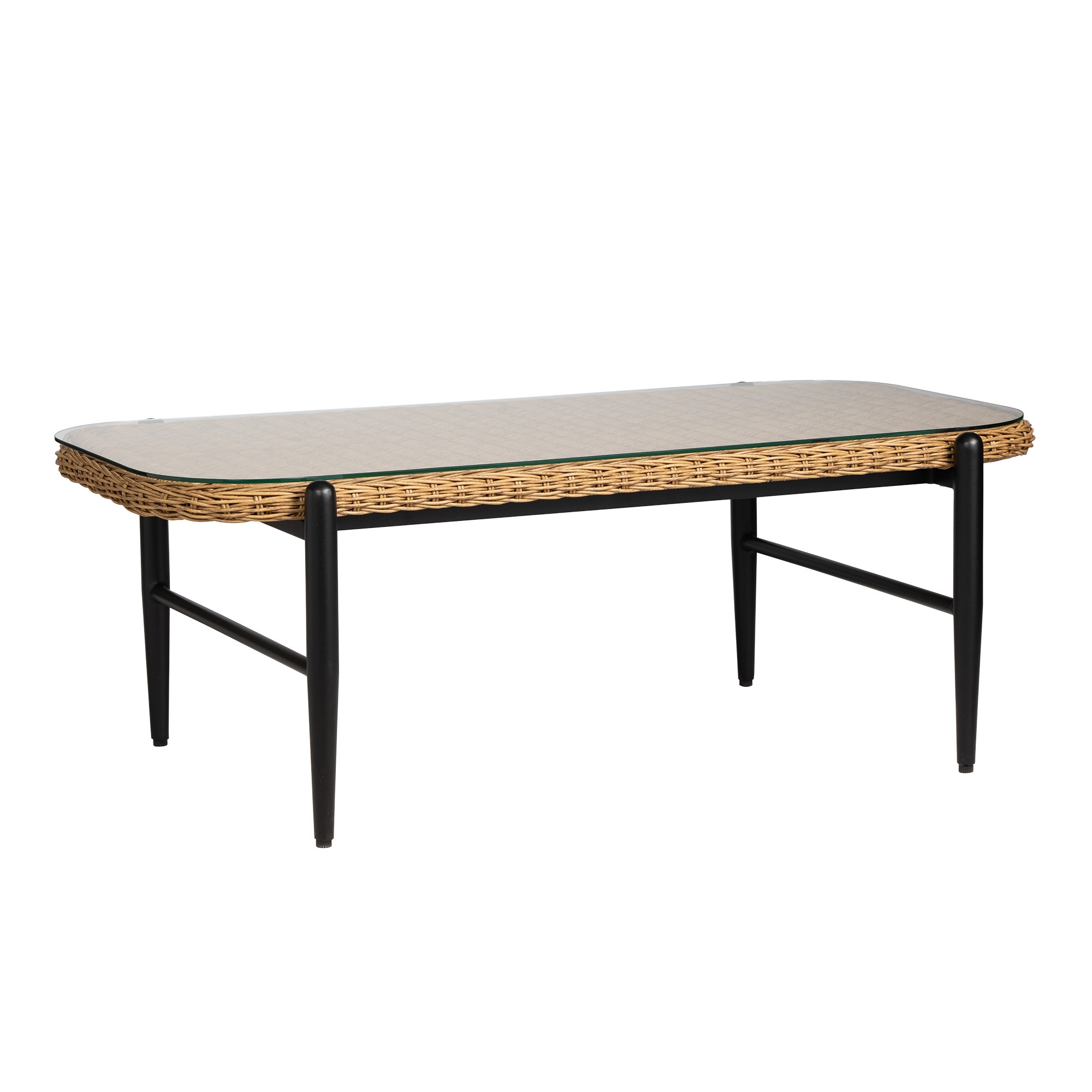 50" Rect. Glass-Top Cocktail Table