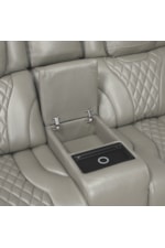 Homelegance Apex Transitional 3-Piece Power Reclining Living Room Set with Storage Arms