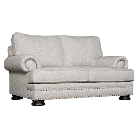 Foster Fabric Loveseat without Pillows