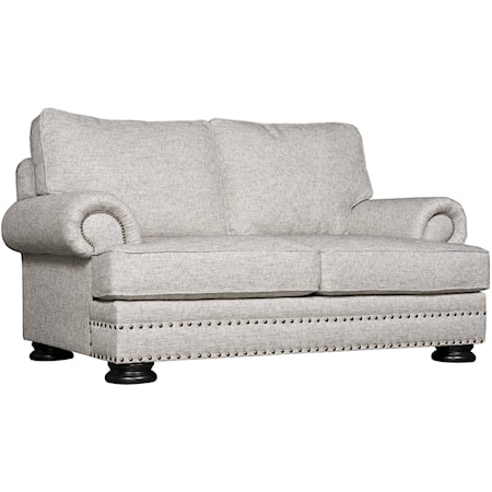Foster Fabric Loveseat without Pillows