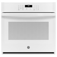 Ge(R) 30" Smart Built-In Self-Clean Single Wall Oven With Never-Scrub Racks