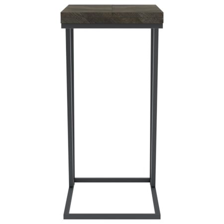 Carly Expandable C-Shaped Side Table