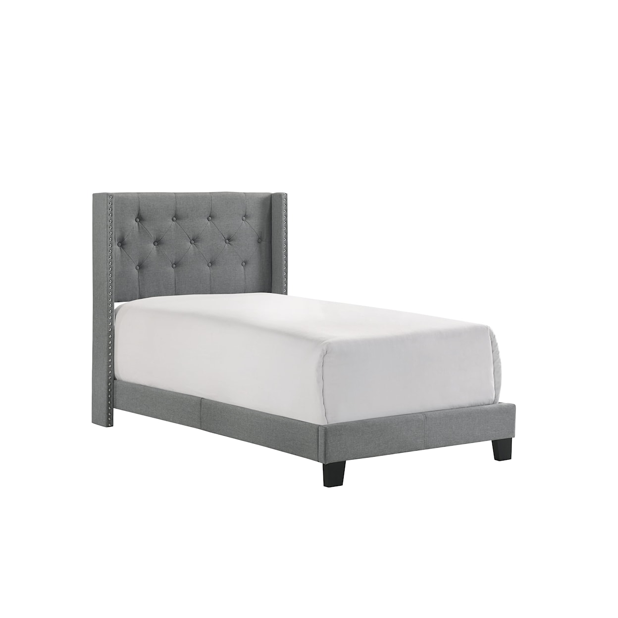 CM Makayla Upholstered Twin Platform Bed 