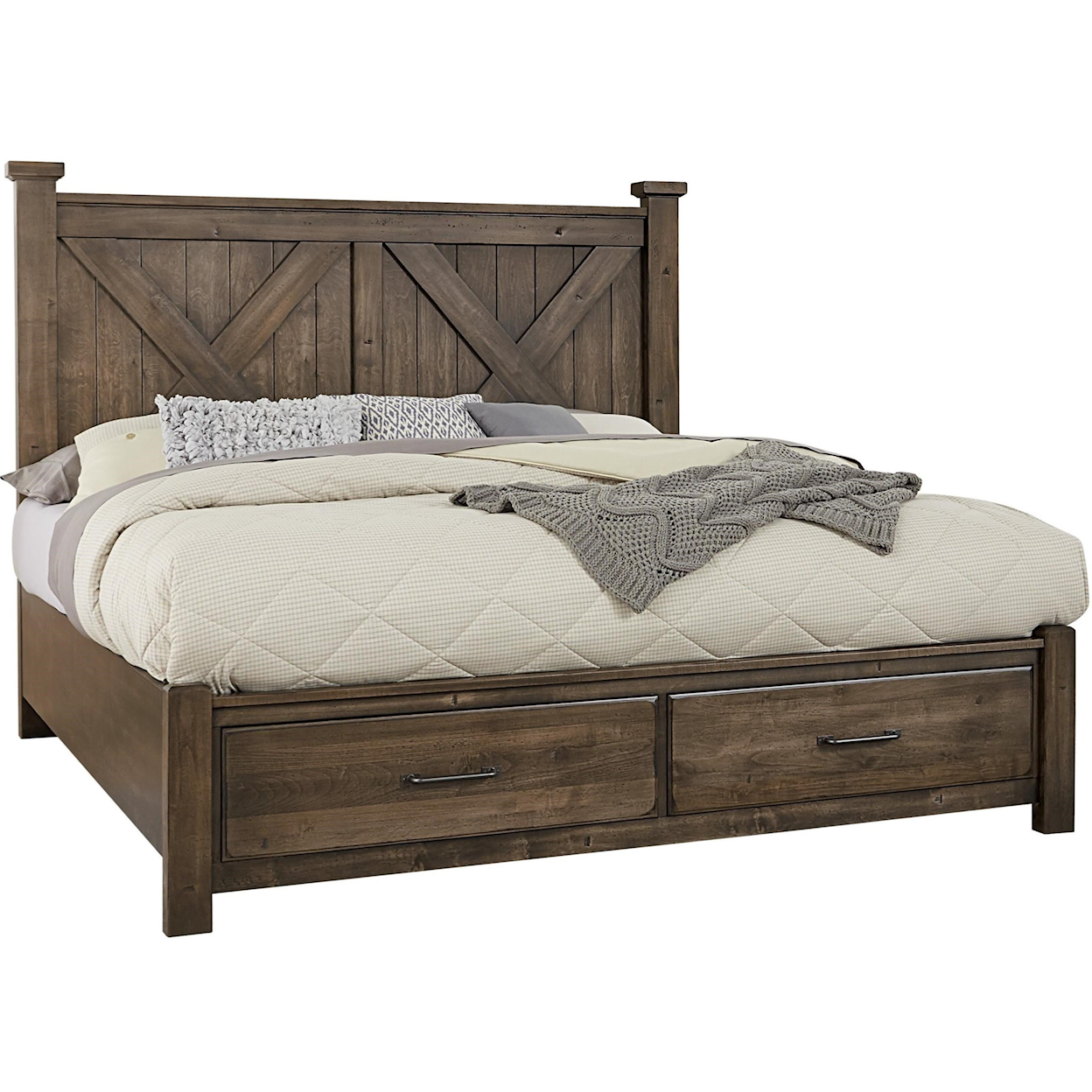 Artisan & Post Cool Rustic King Storage Bed