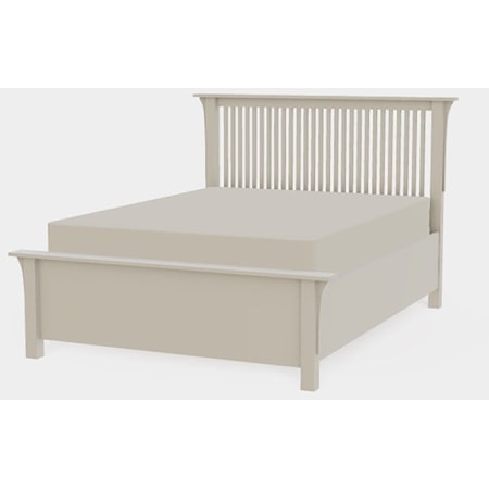 American Craftsman Queen Spindle Bed with Left Drawerside Storage