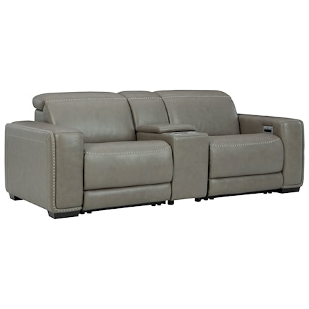 Power Reclining Loveseat w/ Console